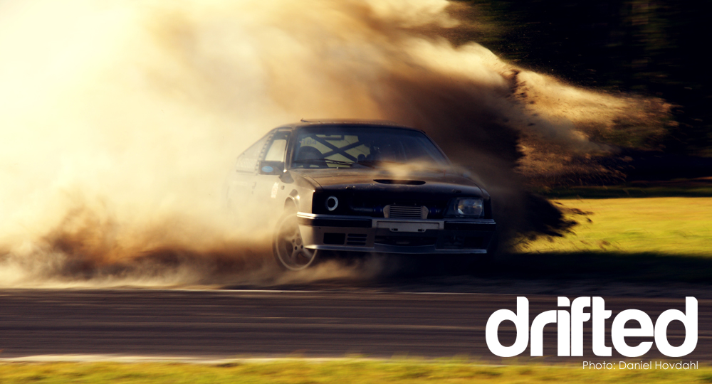 A car you very rarely see drifting an old Opel