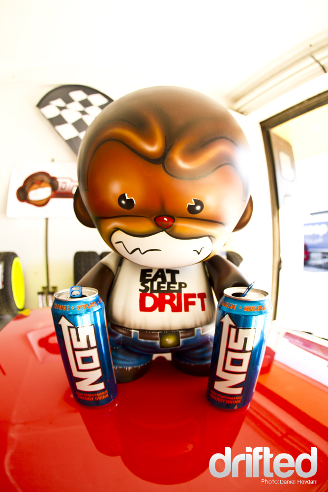 Here is DriftMonkey's new mascot A Be rbrick custom airbrushed by the very