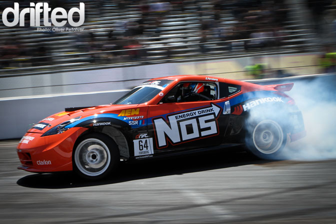 2009 Champion Chris Forsberg debuted in his new NOS Energy Drink Nissan 370Z