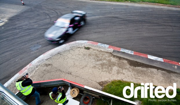 Drift corner apex Llandow