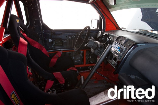 Inside the Honda Element Drift Car