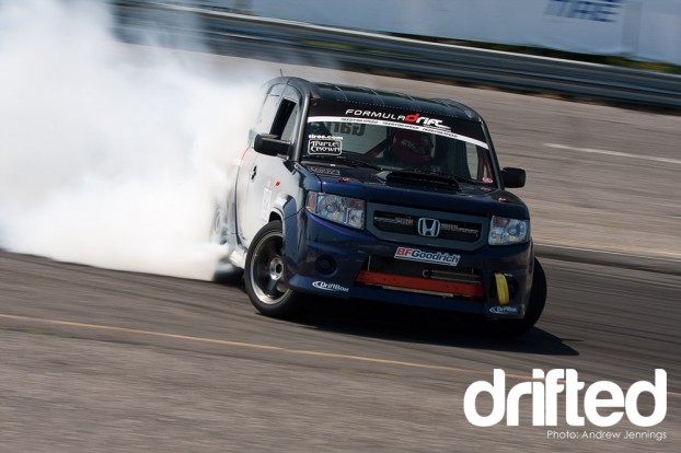 James Robinson Honda Element drift