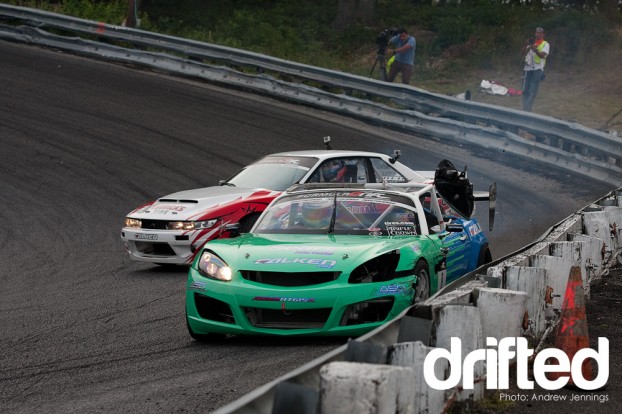 McNamara Crashes at Formula Drift