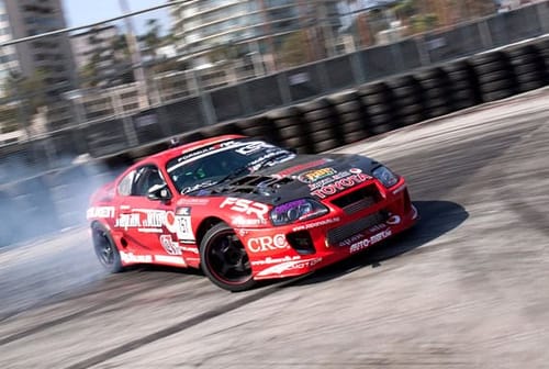 Toyota Supra drifting
