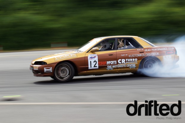Julie in her R32 at Donny
