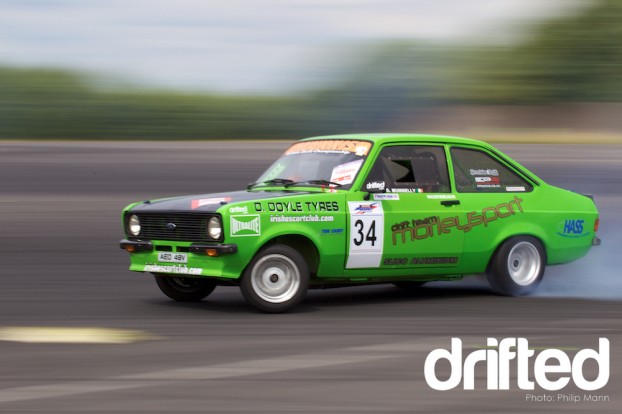 Declan's Ford Escort at Donny