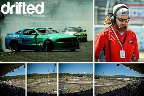 formula drift evergreen speedway throwdown tanner foust ken gushi drifting nissan dodge scion
