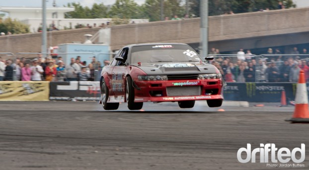 James Deane Formula D Jump air drifting