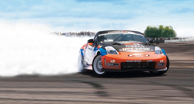 Silverstone Drifting 350z TRAX Chris Forsberg