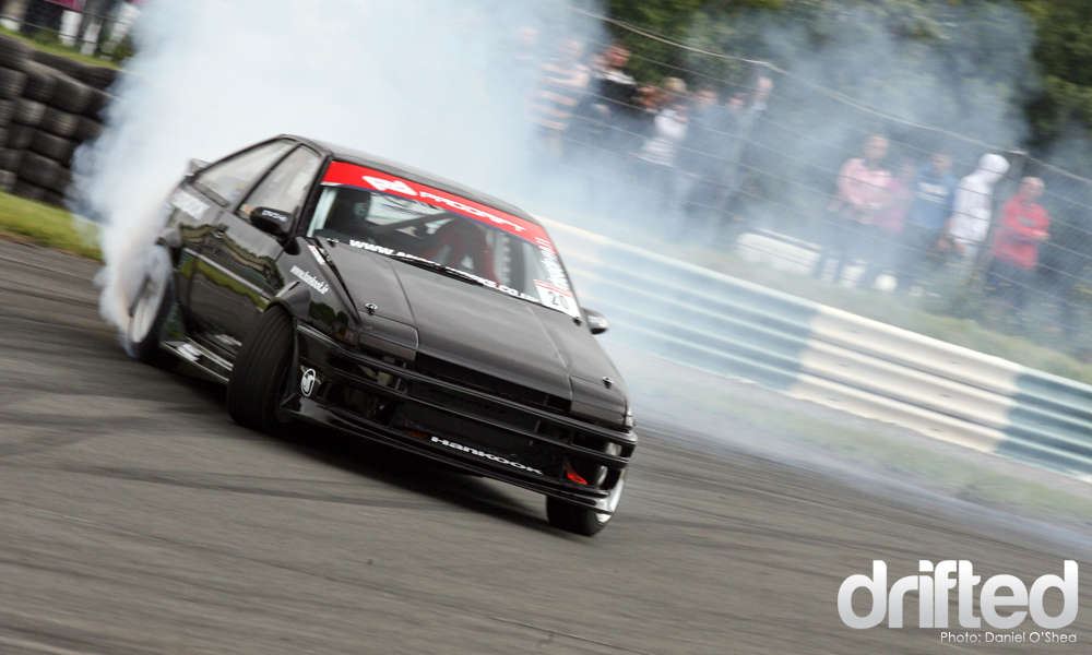 Eric O'Sullivan in his F20c powered Corolla