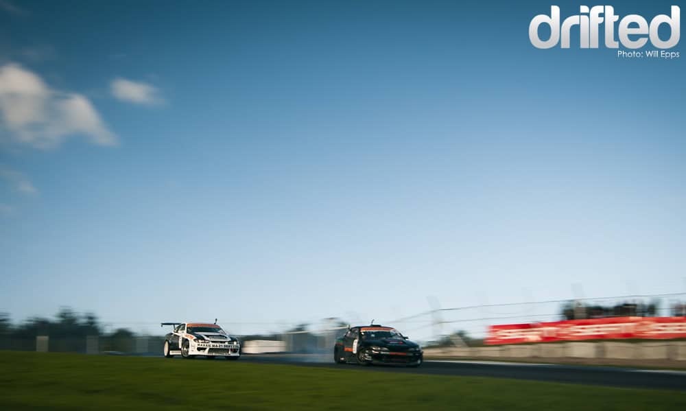 Phil Morrison vs Danny Eyles Driftworks Nissan Silvia S15 200sx 2JZ engine conversion Japspeed