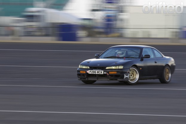 S14 Drift yellow headlamps