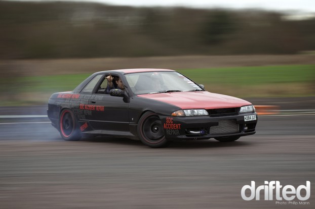 SDC Nissan Skyline R32 at Santa Pod