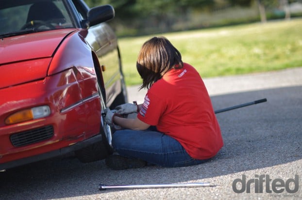 Girl drifter tyres