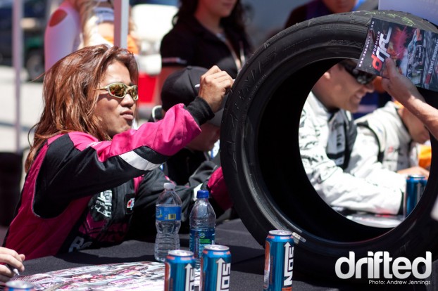 Taka Aono Tire Signing