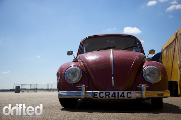 VW beetle at Santa pod DWYB