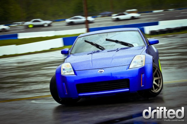 drifting, evergreen, speedway, track, car, drift, sport, Blue, 350Z