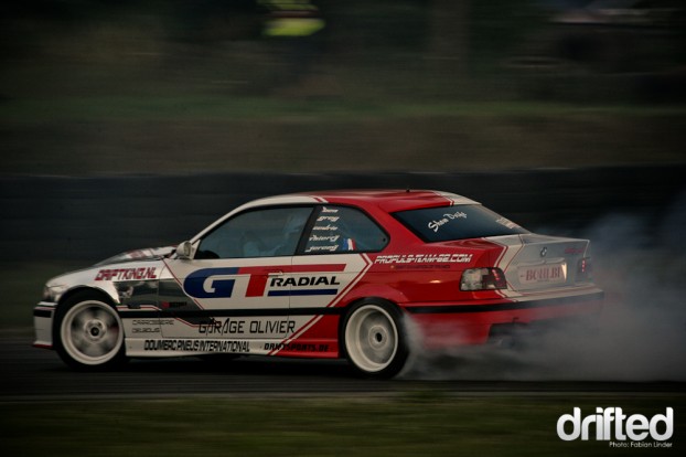 Benjamin Boulbes is the champion of the French Drift Series 2010, he´s really a skilled driver