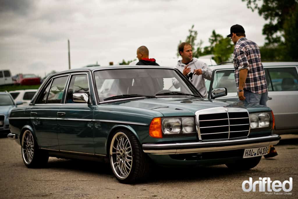 EVENT: XS Carnight Drift Demo - Image Marks slammed W123