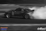 EVENT: British Drift Championship Round 3: Part II: Super Pro - Image R33 Skyline Drift Smoke