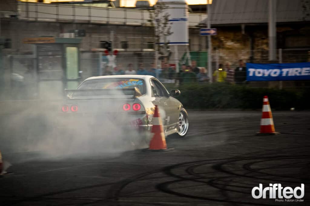 EVENT: XS Carnight Drift Demo - Image Pierre tried to make the small track as fast as possible