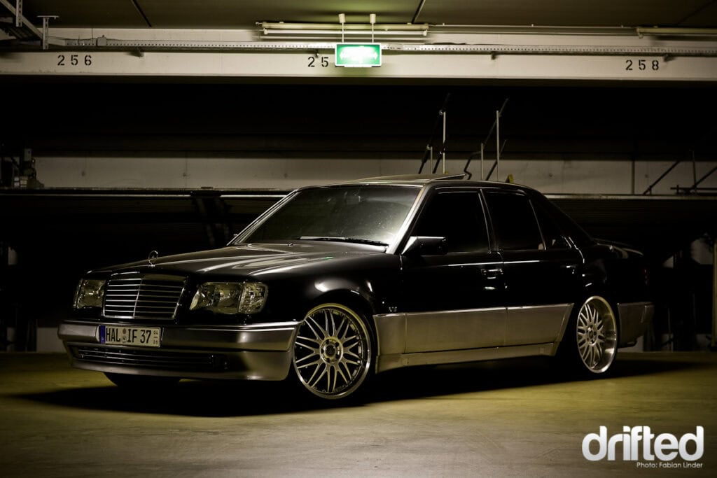 EVENT: XS Carnight Drift Demo - Image Mercedes 500E V8 by Jens