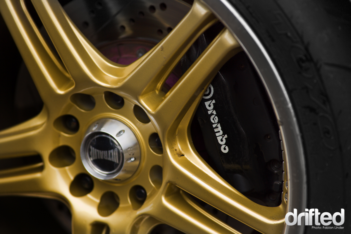 Ultralite rims with brembo brakes