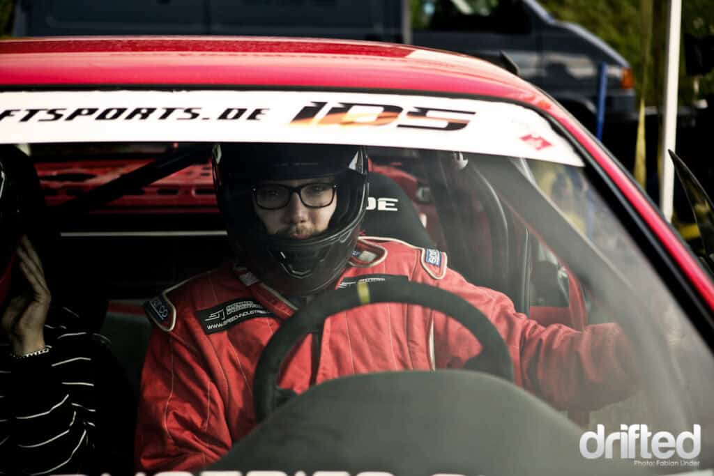 Back for god: Andrew Hirschy, driver at Speed Industries, was deeply impressed by the size of the N&uuml;rburgring, it&acute;s buildings and the rollercoaster