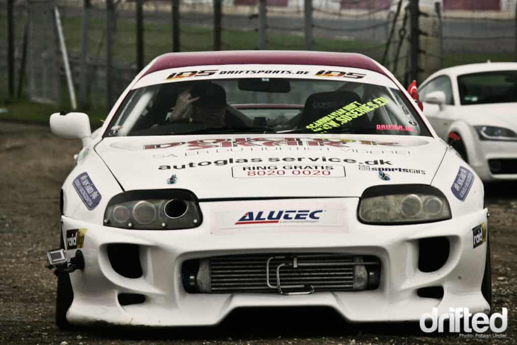 The danish drifter Sara Hagemann with her lovely MkIV Supra