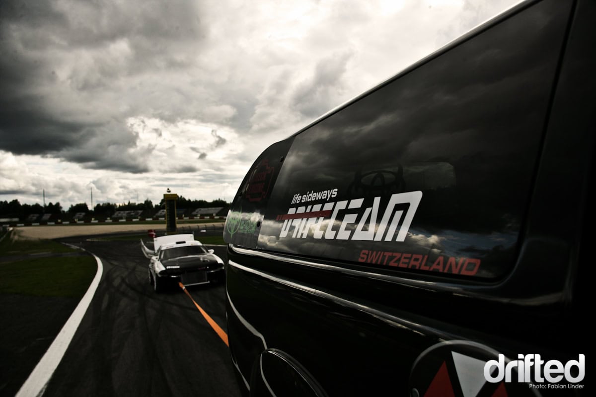 EVENT: IDS Round 5: The Ring: Part II - Image The R32 by the Tomason drift team also ended up at the rope of the Toyota