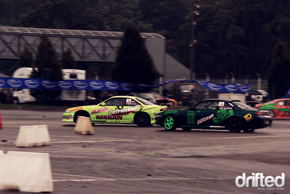 Carola Mecan pushed her S14 hard to win against Phil, but she didn´t suceed