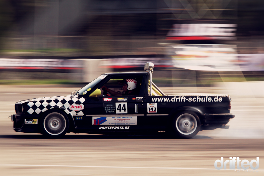 Driftteam Jörg and Dimi with their E30 Pick up and...