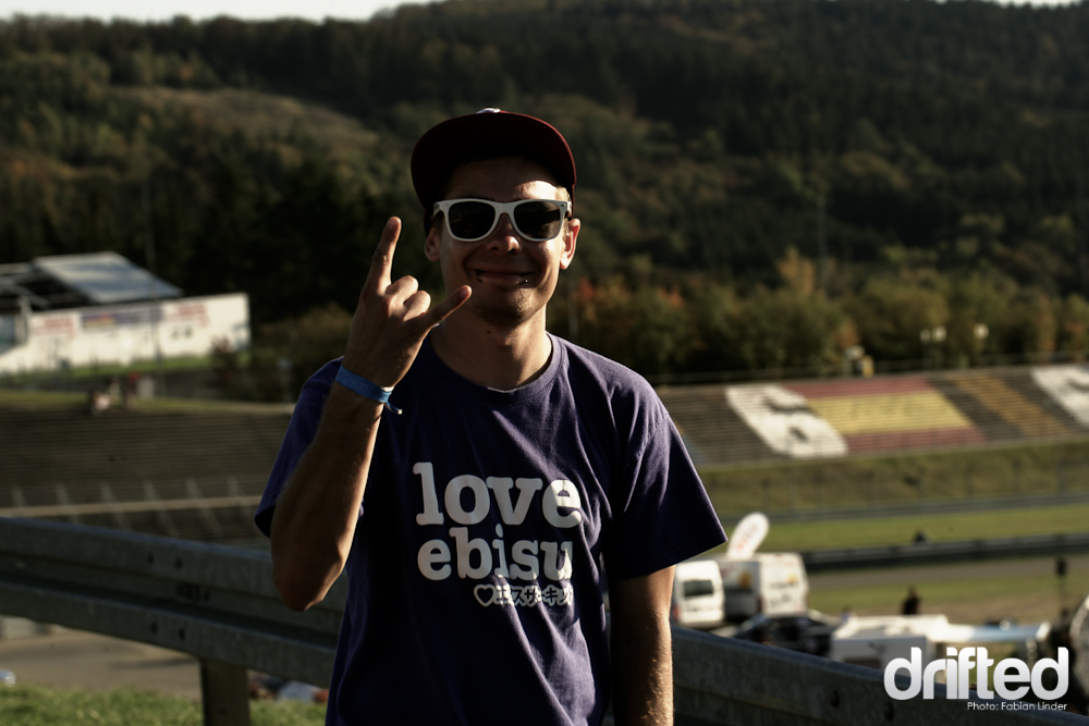 Our Judge Faruk brought Chris from UK. He wears his glasses to cover the bloodshot eyes after sniffing all the rubber 