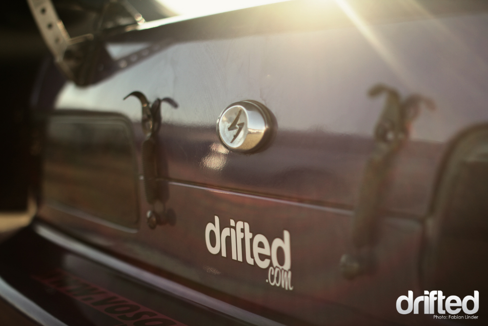 Thanks to our media partnership with the IDS, there where drifted.com stickers on every car