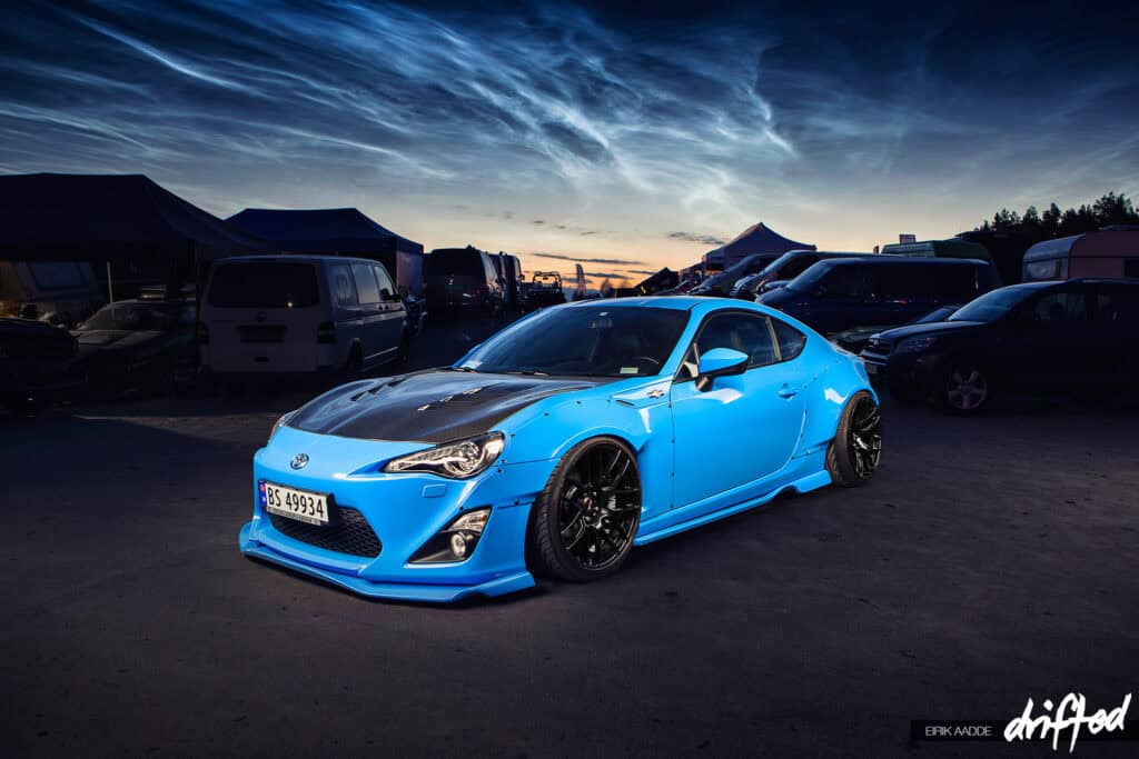 EVENT: Gatebil By Night - Image Erik Gulbrandsen Rocket Bunny Toyota GT86