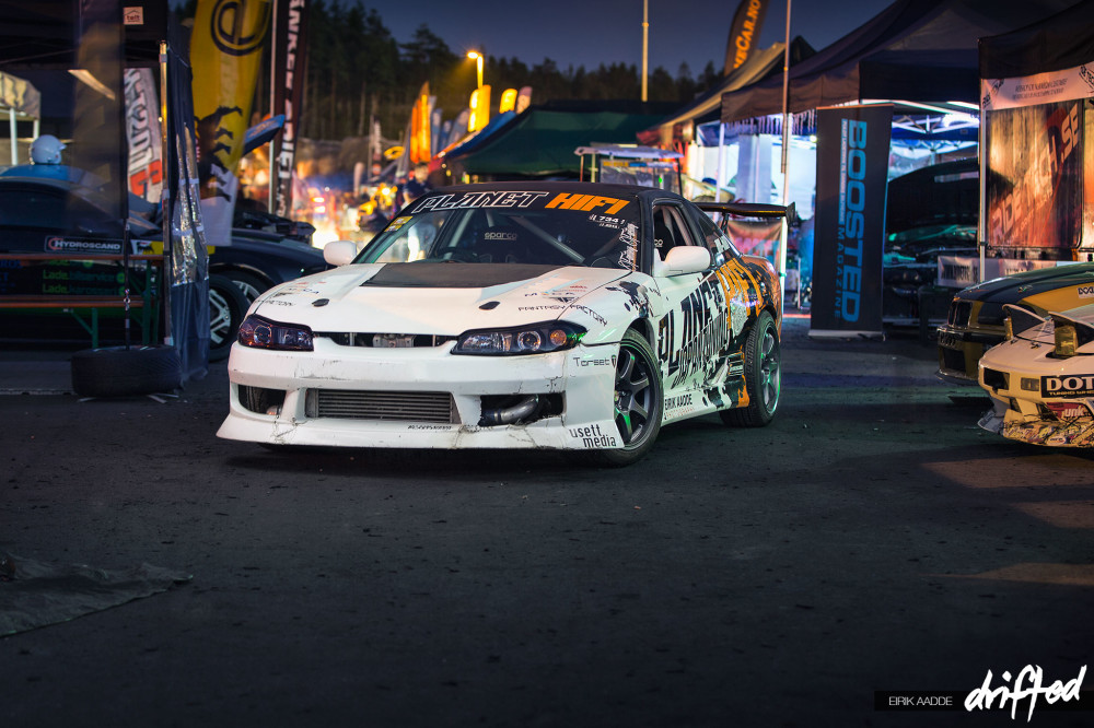 PlanetHIFI Driftteam Ann-Mari Fossen Girl Drifter at Gatebil Rudskogen 2014