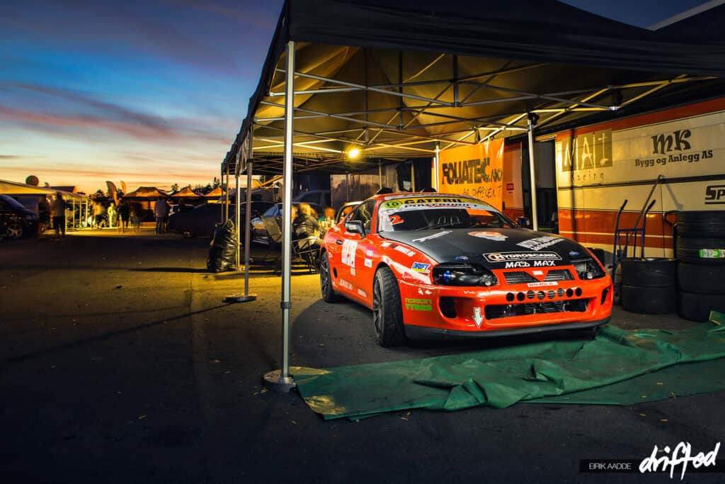EVENT: Gatebil By Night - Image Robin Alsaker Toyota Supra at Gatebil Rudskogen 2014