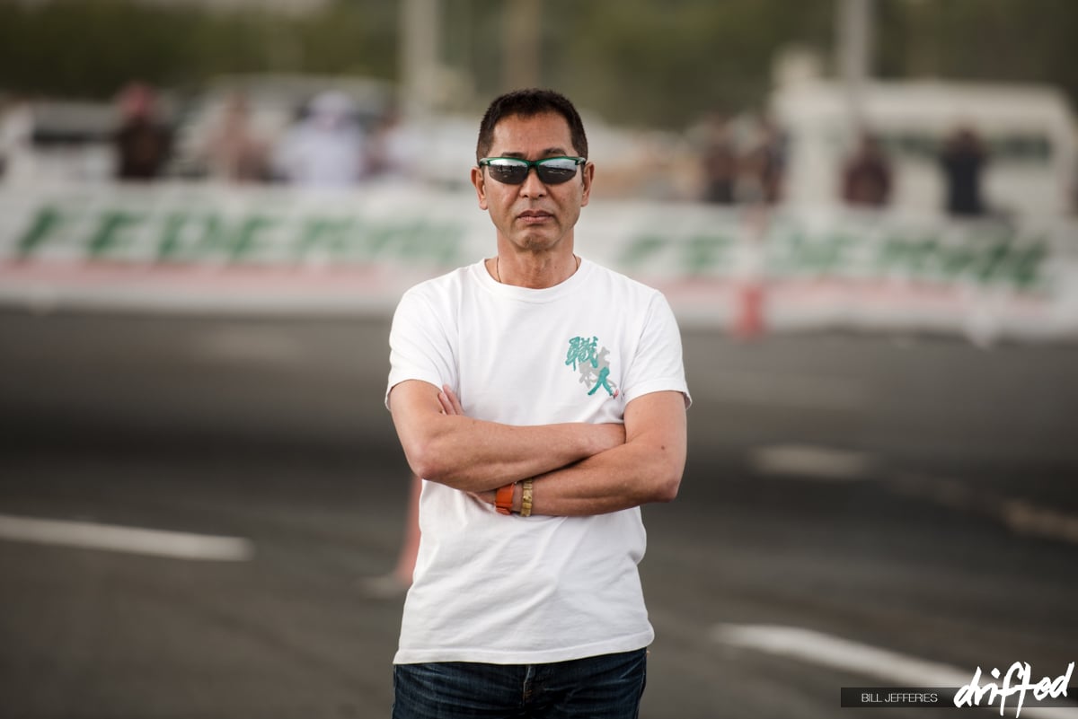 Keiichi Tsuchiya ready for action