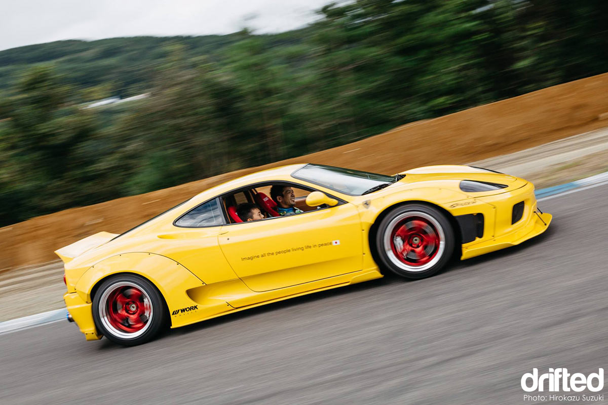 Ferrari 360 Drift Car Goes All Out For Formula Drift Race in Japan