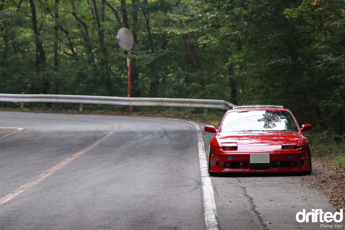 nissan 180sx jdm front angle parked