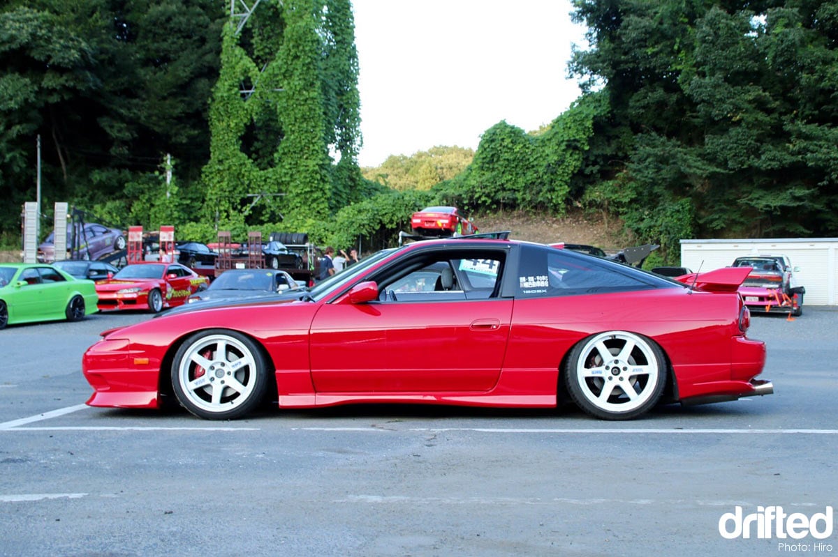 nissan 180sx jdm parked