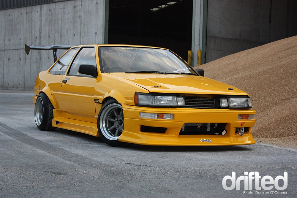 ae85 booted levin drift car