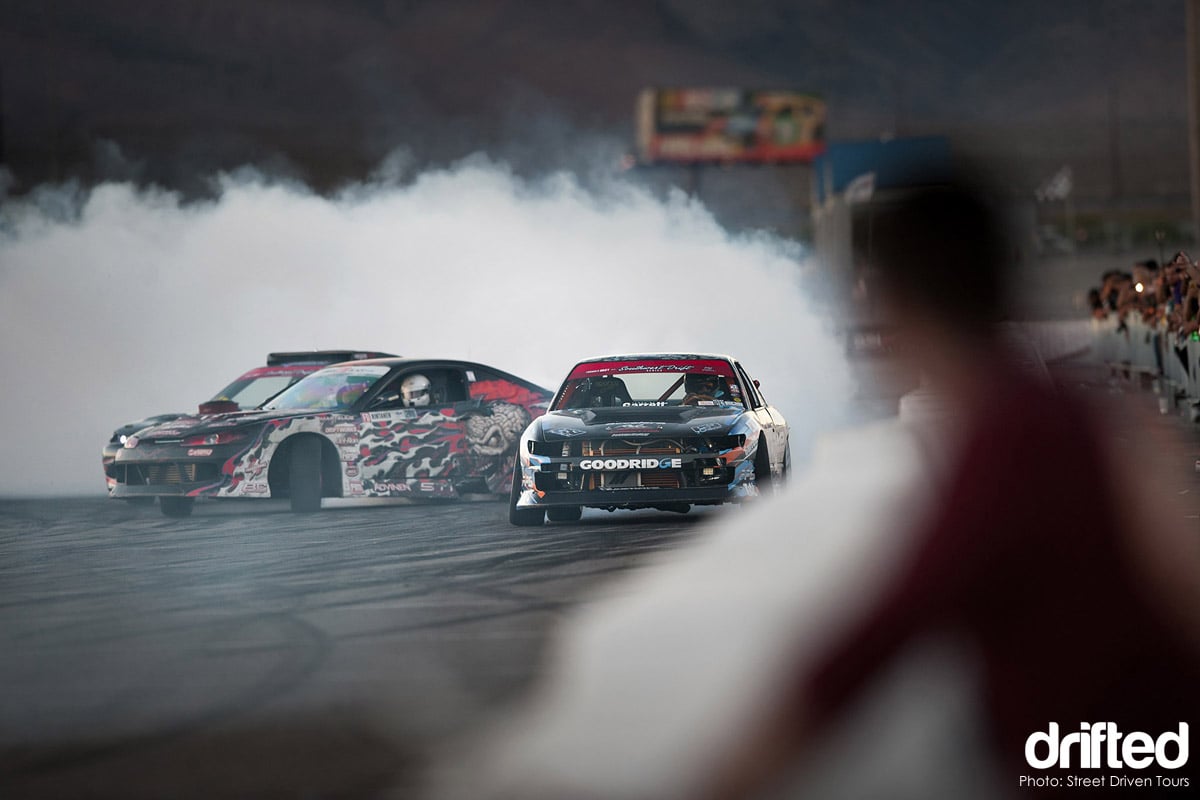 twin drift nissan silvia