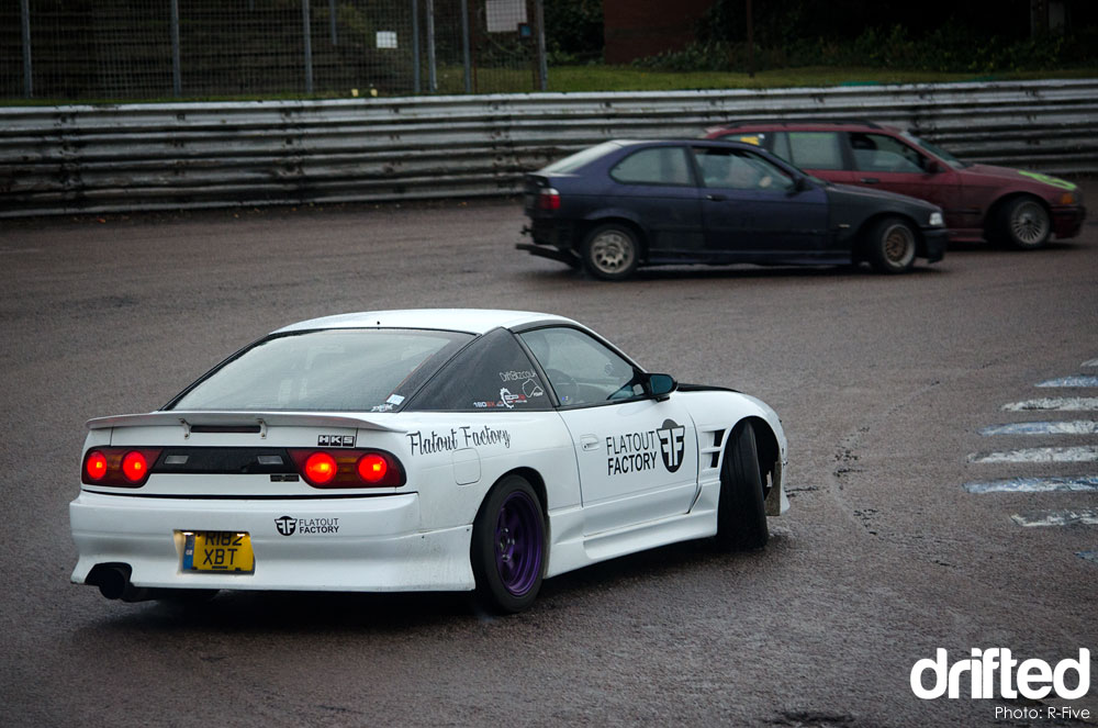 Nissan 180sx drifting