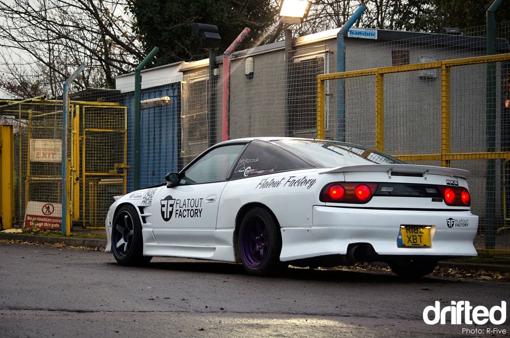 Nissan 180sx parked