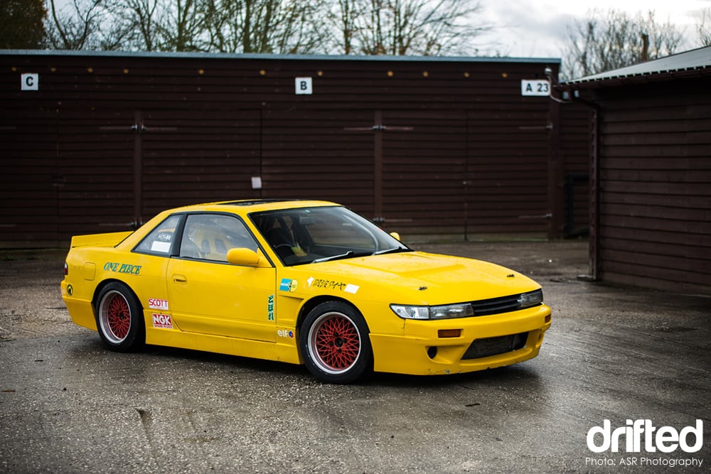 yellow silvia ps13 rocket bunny