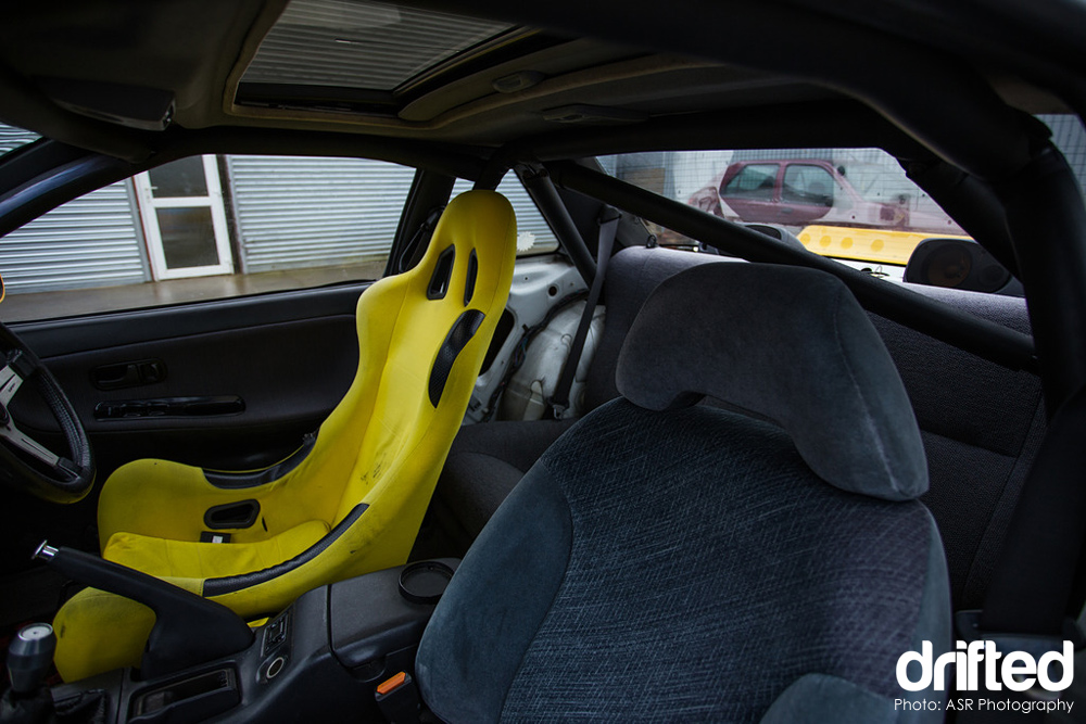 yellow silvia ps13 bucket seat