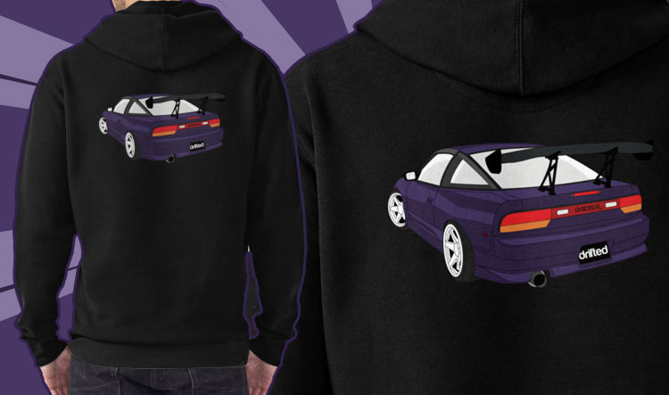 240sx hoodie detailing