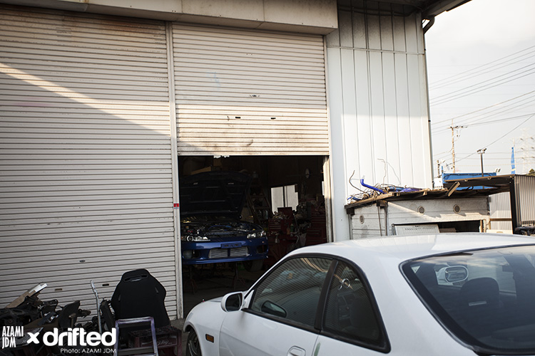 Garage door opening Silvia S15 inside
