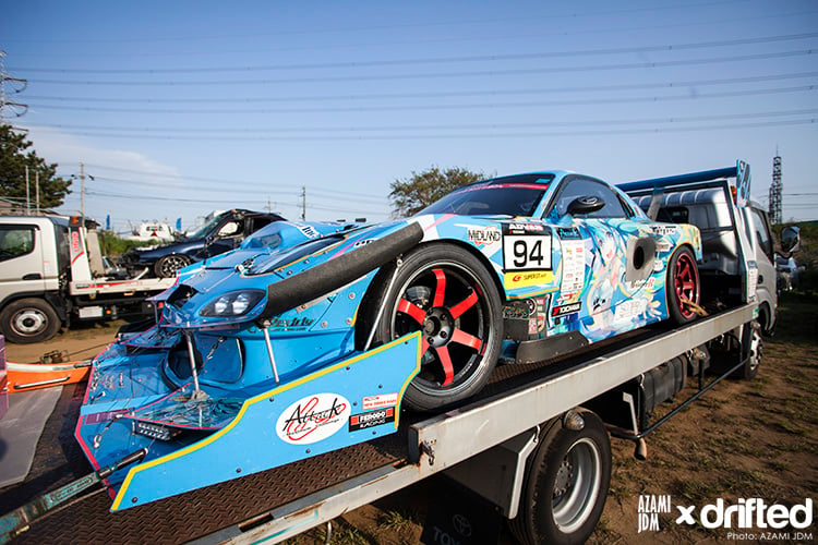 Top Secret Mazda RX7 FD3S front aero package